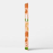 秋の継ぎ目なし模様、かわいい秋の漫画の食感 Case-Mate iPhoneケース (裏面 / 右)