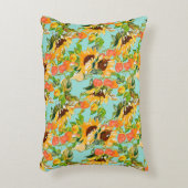 秋の継ぎ目のない模様 アクセントクッション (正面(垂直))