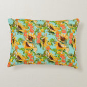 秋の継ぎ目のない模様 アクセントクッション (裏面)