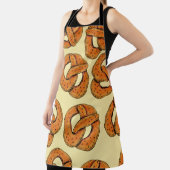秋の継ぎ目の無い模様（プレッツェル、オクターフェスト）  エプロン (インサイチュ)