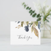 秋の緑のサンキューカード サンキューカード (スタンド正面)