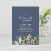 秋の緑の海軍のブライド・メイド昼食会 招待状 (スタンド正面)