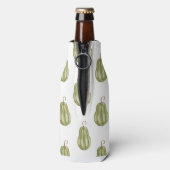 秋の緑の瓜 ボトルクーラー (ボトル裏面)