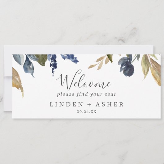 秋の緑ぶら下がったのシーティンググラフヘッダー (裏面)