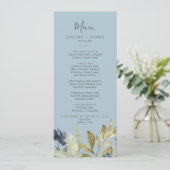 秋の緑 |石板結婚のディナーメニュー メニュー (スタンド正面)