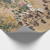 秋の緒形Korinの顕花植物 ラッピングペーパー (角)