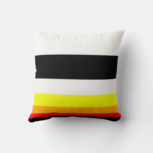 秋の線 クッション (裏面)