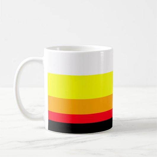 秋の線 コーヒーマグカップ (左)
