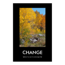 秋の縁に美しい変化のポスター