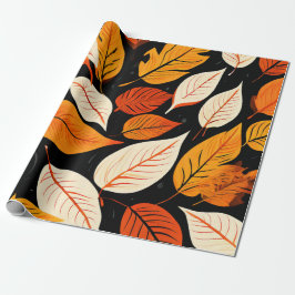 秋の繁栄：鮮やか紅葉 ラッピングペーパー