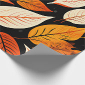 秋の繁栄：鮮やか紅葉 ラッピングペーパー (角)