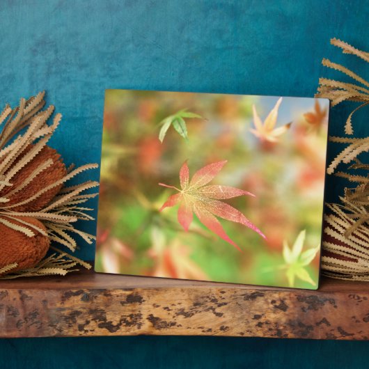 秋の繊細なプレート フォトプラーク (側面)