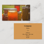 秋の缶詰 名刺 (正面/裏面)