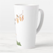 秋の美しいコーヒーマグ カフェラテマグ (右アングル)