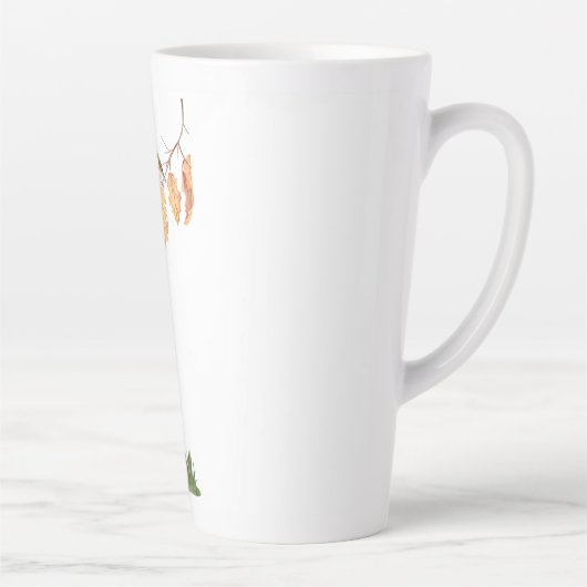 秋の美しいコーヒーマグ カフェラテマグ (右)