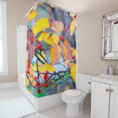 秋の美しいサンザシの実 シャワーカーテン (インサイチュ)