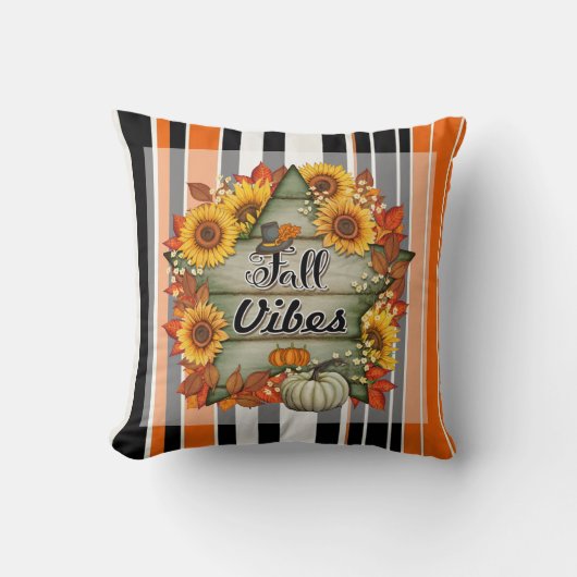 秋の美しいトレンディー感謝祭コレクション クッション (正面)