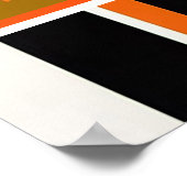 秋の美しいトレンディー感謝祭コレクション ポスター (角)