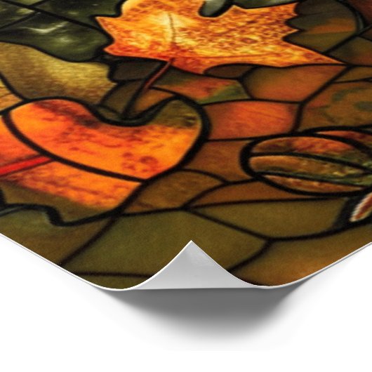 秋の美しいポスター ポスター (角)