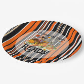 秋の美しい感謝祭モダンコレクション ペーパープレート (アングル)