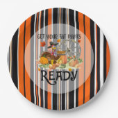 秋の美しい感謝祭モダンコレクション ペーパープレート (正面)