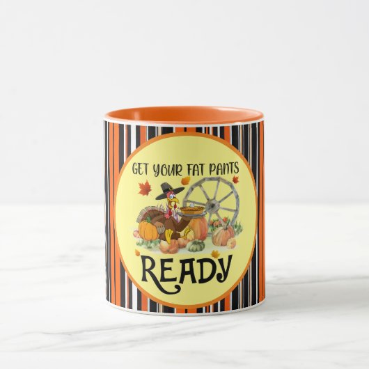 秋の美しい感謝祭モダンコレクション マグカップ (中央)