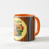 秋の美しい感謝祭人気があるコレクション マグカップ (正面右)