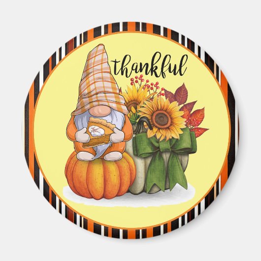 秋の美しい感謝祭人気があるコレクション マグネット (正面)