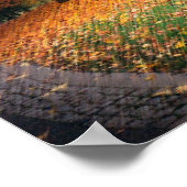 秋の美しい景色 ポスター (角)