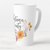 秋の美しい カフェラテマグ (右アングル)