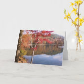 秋の美しい カード (黄色い花)