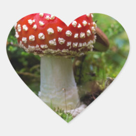 秋の美しい ハートシール