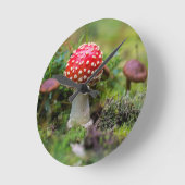 秋の美しい ラウンド壁時計 (傾斜)