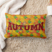 秋の美しい- ランバークッション (ブランケット)