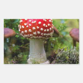 秋の美しい 長方形シール