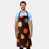 秋の美しさとカラフル エプロン (着用した状態)