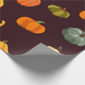 秋の美しさとカラフル ラッピングペーパー (角)