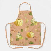 秋の美食 エプロン (正面)