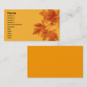 秋の群生 名刺 (正面/裏面)