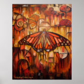 秋の羽を見る – キャンバス印刷 ポスター (正面)