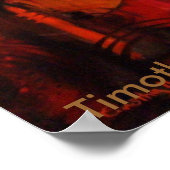 秋の羽を見る – キャンバス印刷 ポスター (角)