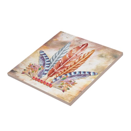 秋の羽 タイル (側面)