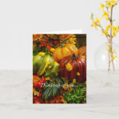 秋の考えるグループ化のカード カード (黄色い花)