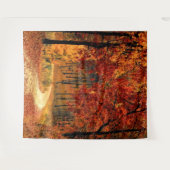 秋の背景 タペストリー (正面(横))