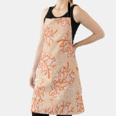 秋の背景。葉の継ぎ目のない模様の背景 エプロン (インサイチュ)