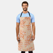 秋の背景。葉の継ぎ目のない模様の背景 エプロン (着用した状態)