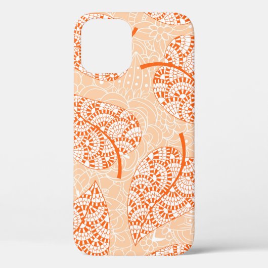 秋の背景。葉の継ぎ目のない模様の背景 Case-Mate iPhoneケース (裏面)