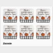 秋の自家製かぼちゃのスパイス スクエアシール (シート)