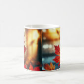 秋の自然を満喫する»デザイン コーヒーマグカップ (中央)