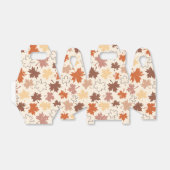 秋の自然デザイン、秋カエデの葉の感謝祭 フェイバーボックス (折り畳みなし)